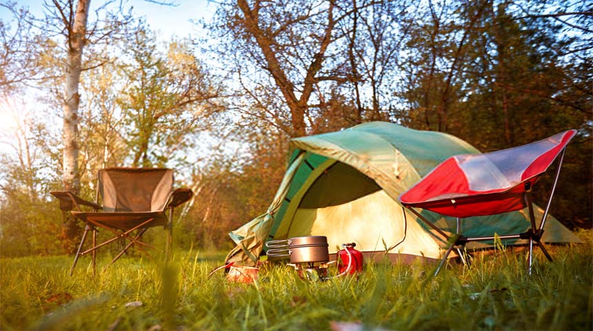 tienda acampar