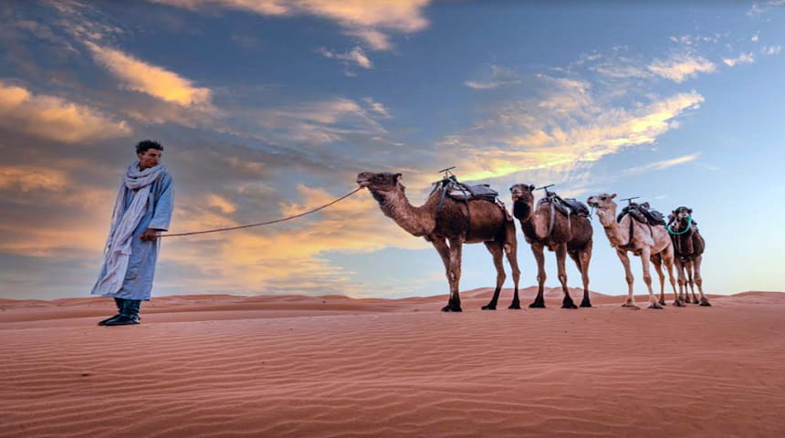 viaje a una jaima de lujo en Merzouga